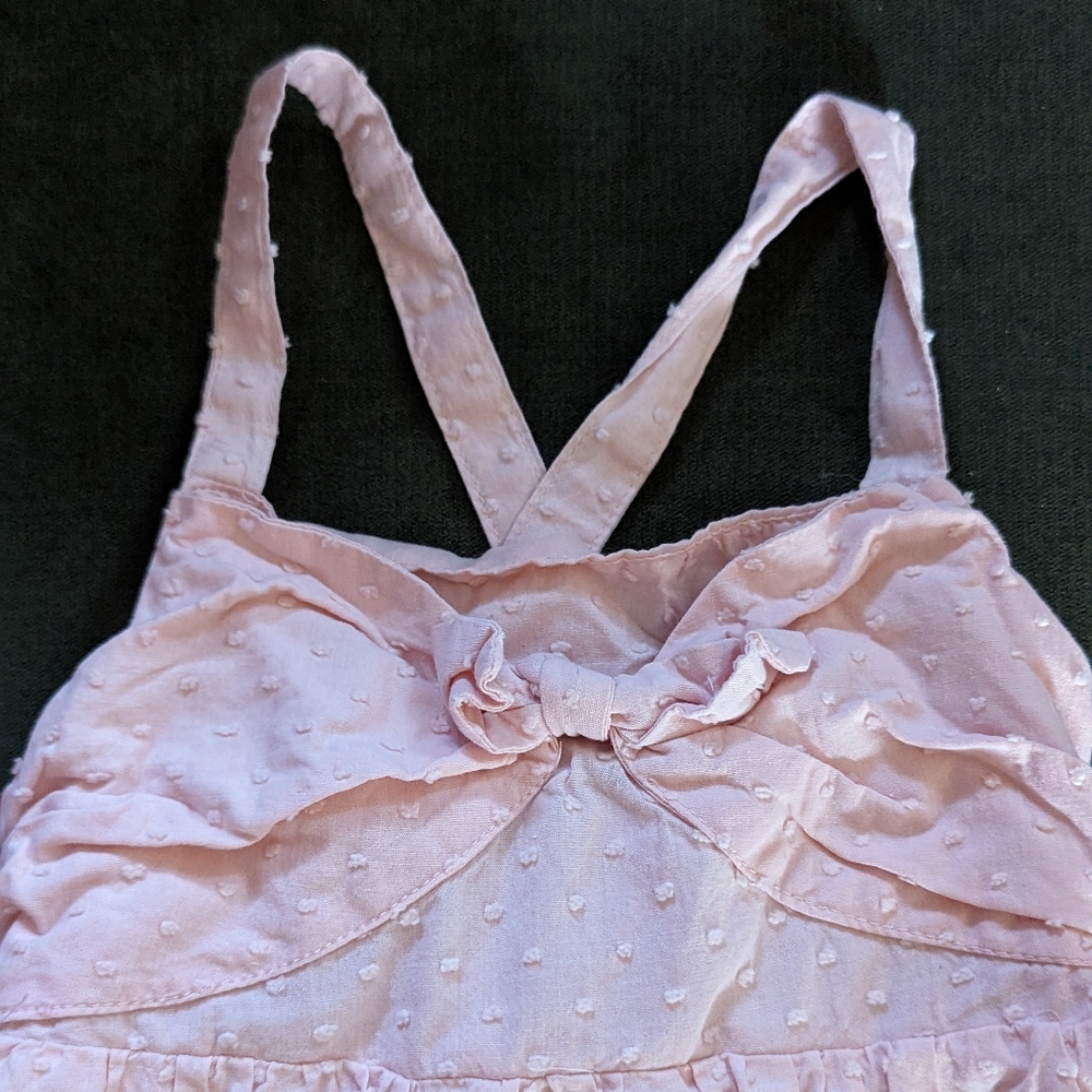 Blush pink girls dress